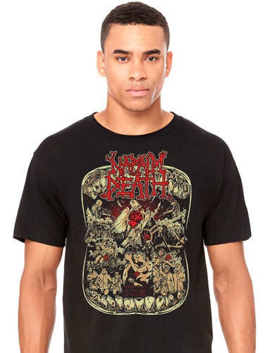 Napalm Death - Throes Of Joy In The Jaws - Polera