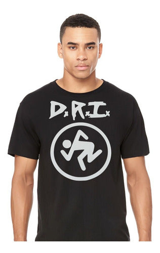 D.r.i - Logo Gris - Polera