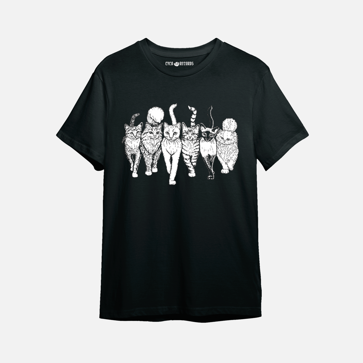 Gatos - pandilla - polera - frente