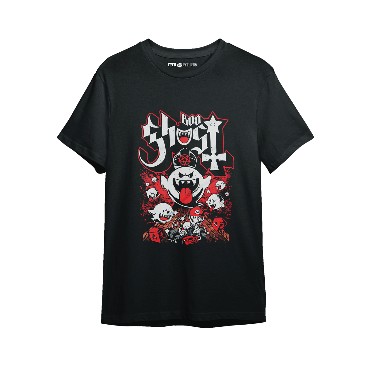 Mario Bros - Mario Kart Boo Ghost - Polera