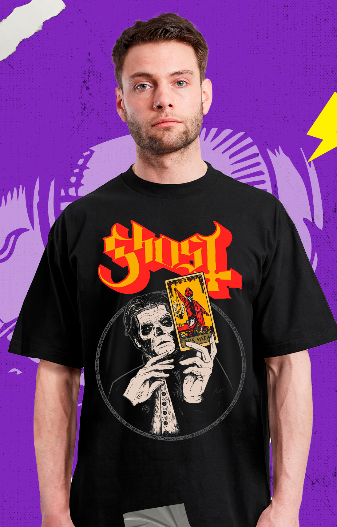 Ghost - Pope Tarot - Polera