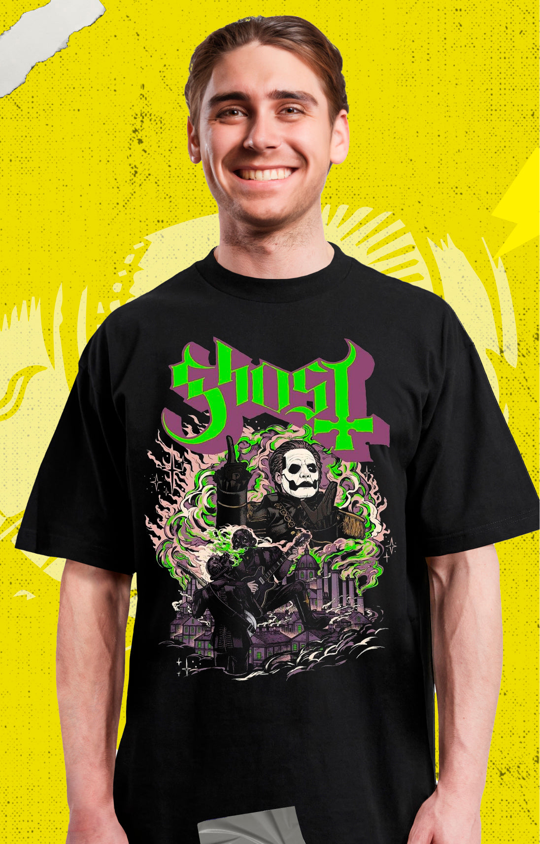 Ghost - Village - Polera