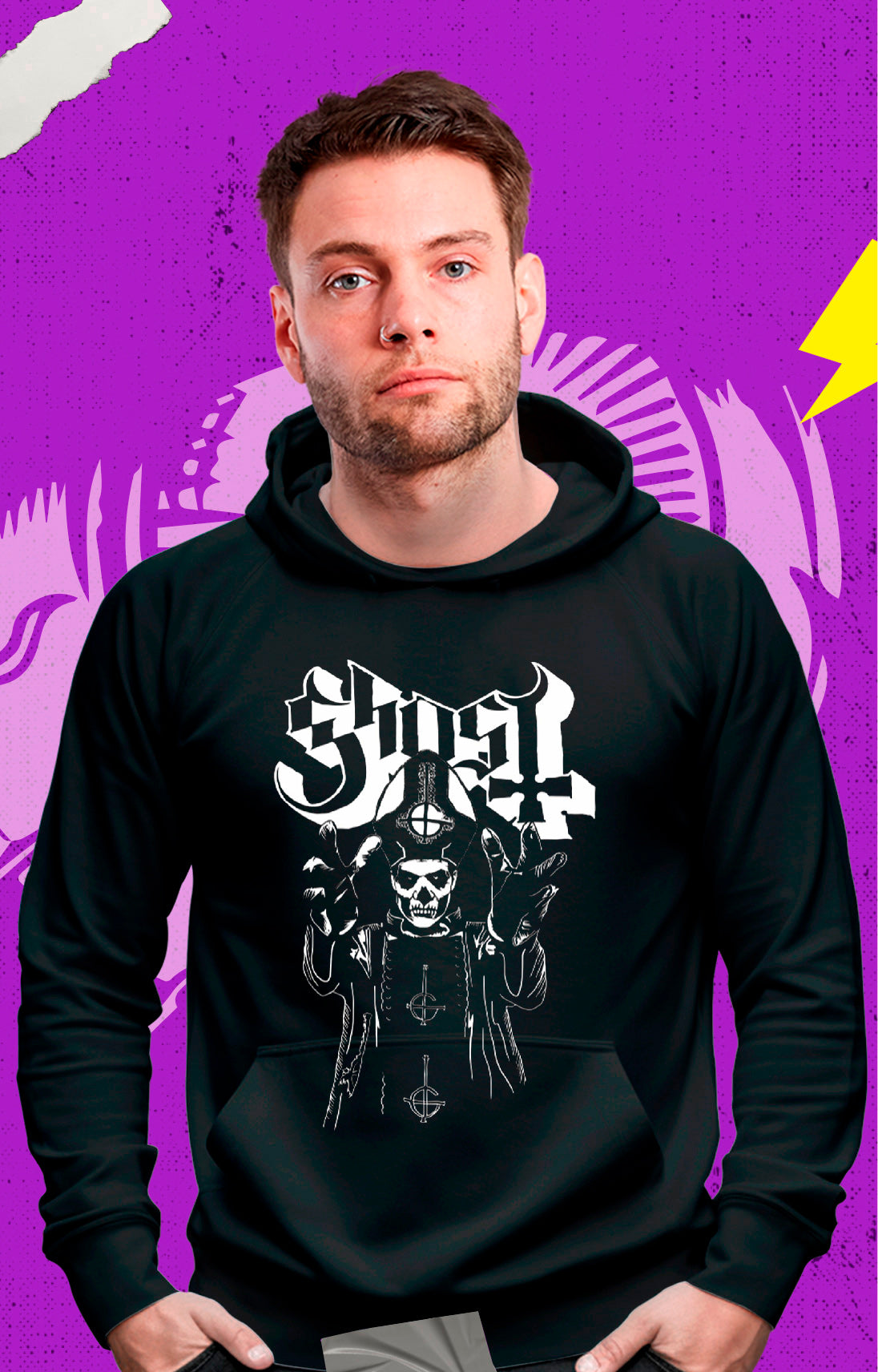 Ghost - White Face - Poleron