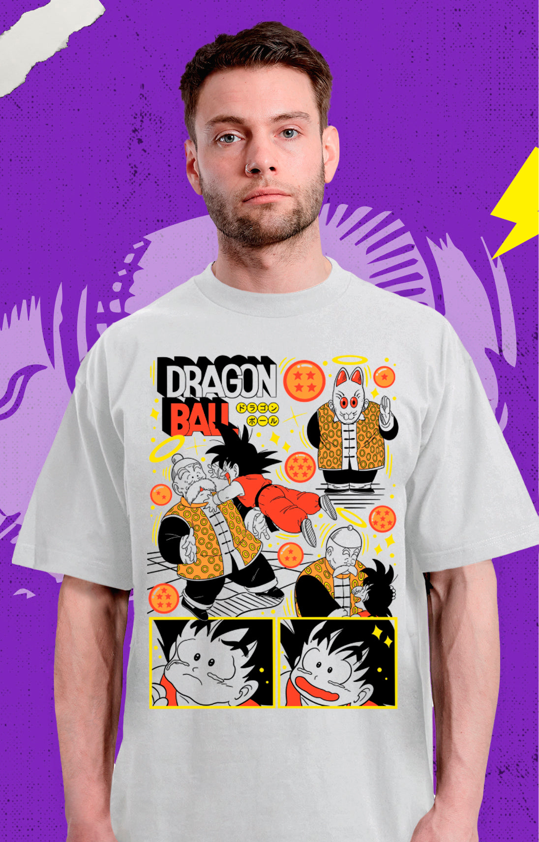 Dragon Ball - Goku Niño Abuelito - Polera