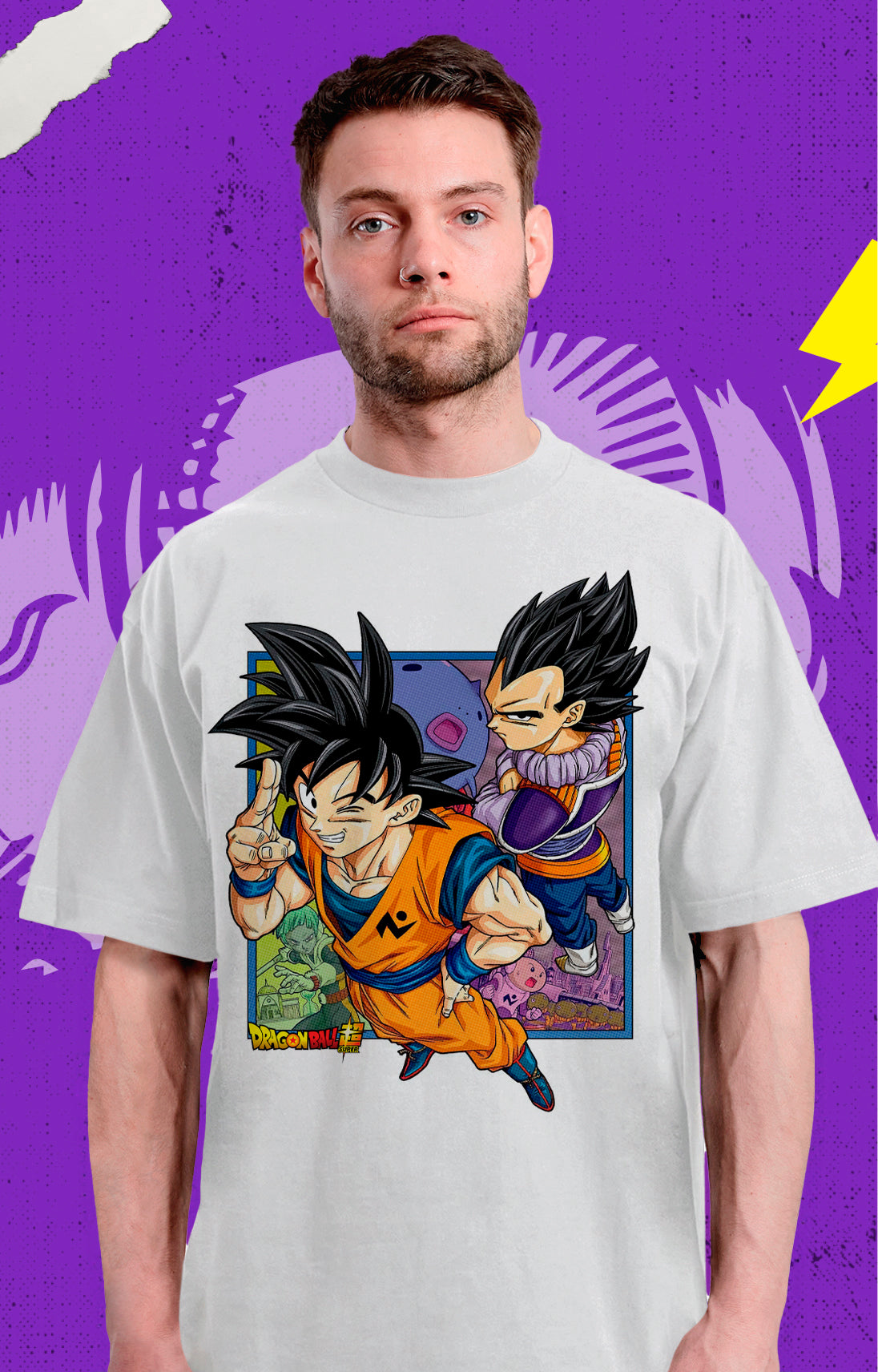 Dragon Ball - Goku Y Vegeta Color - Polera