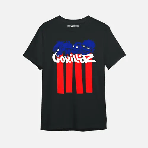 Gorillaz - Red Bars - Polera