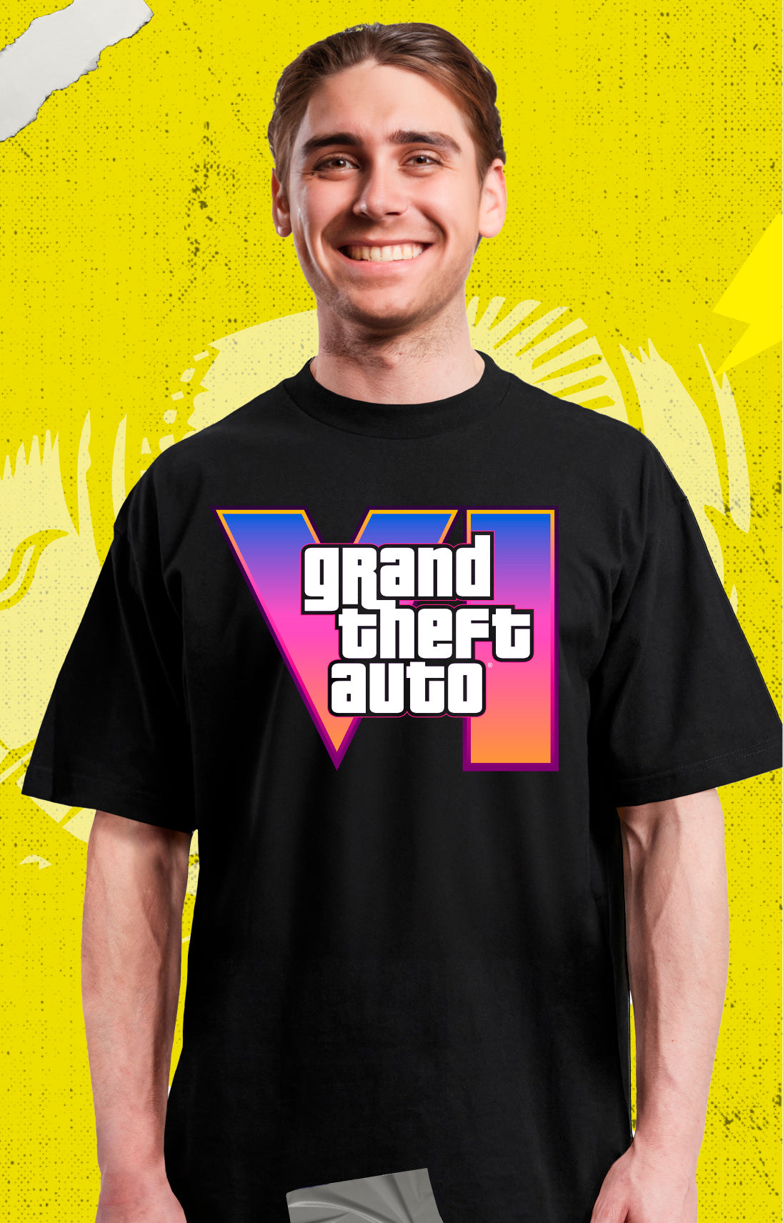 Gta Seis VI - Logo - Polera