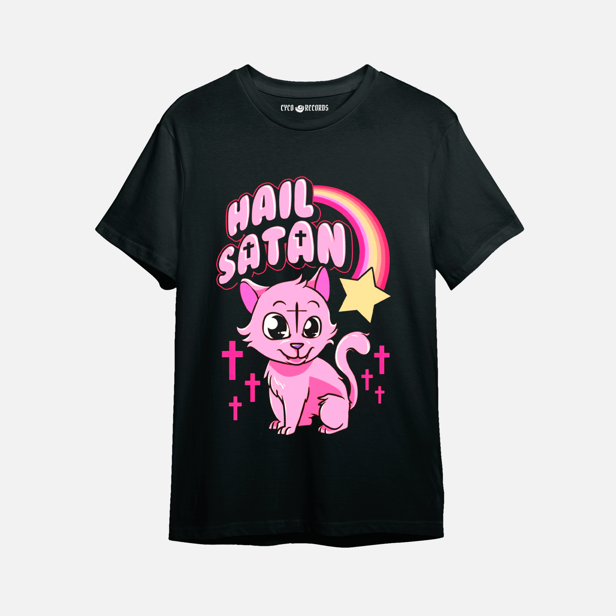 Hail Satan - Gato Satan Kawaii - Polera