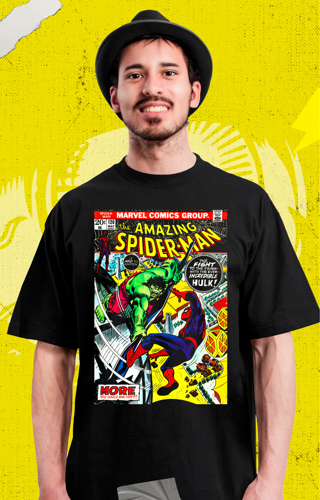 Spiderman - Spiderman y Hulk - Polera