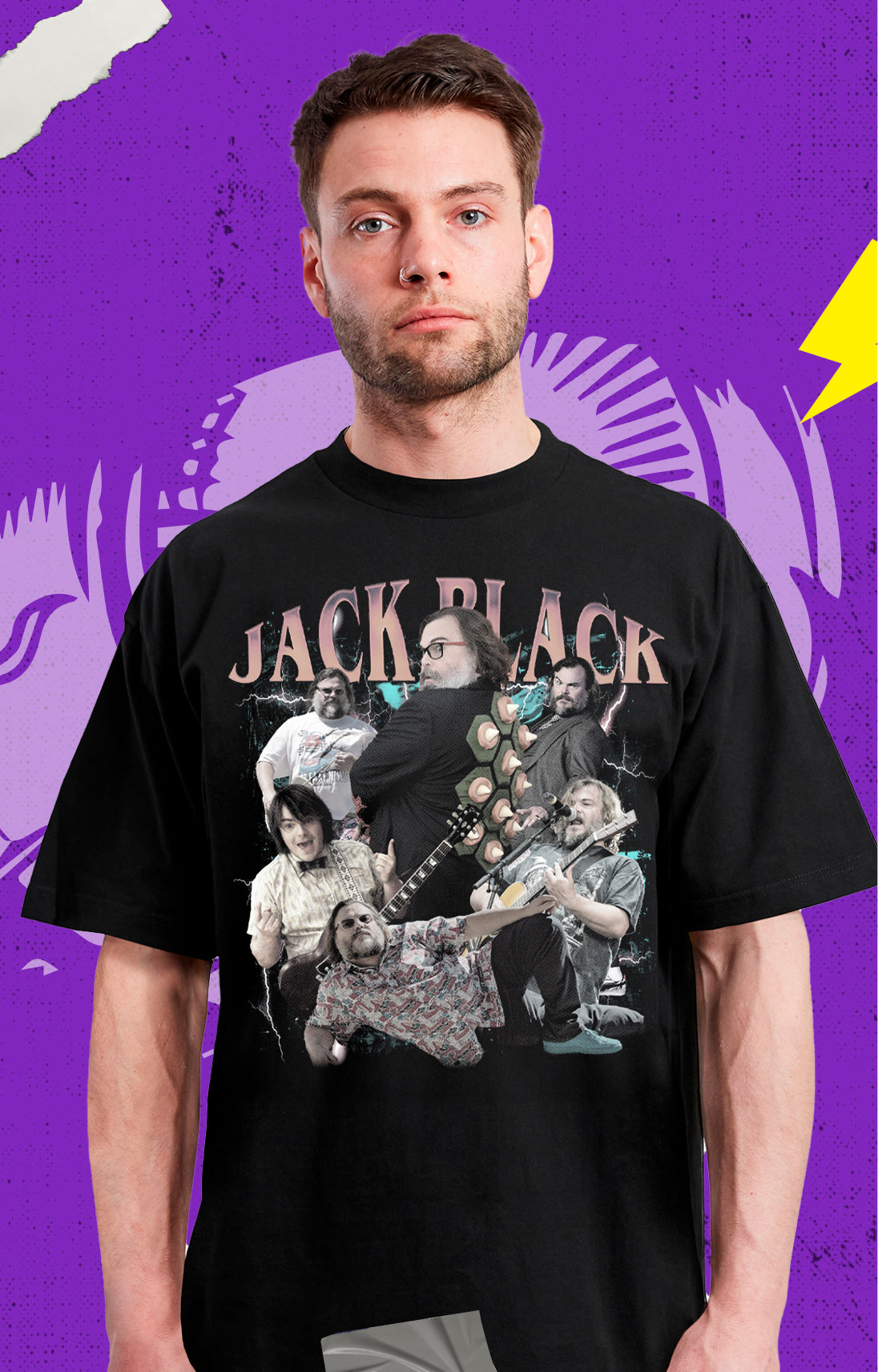 Jack Black - Collage Actor - Polera