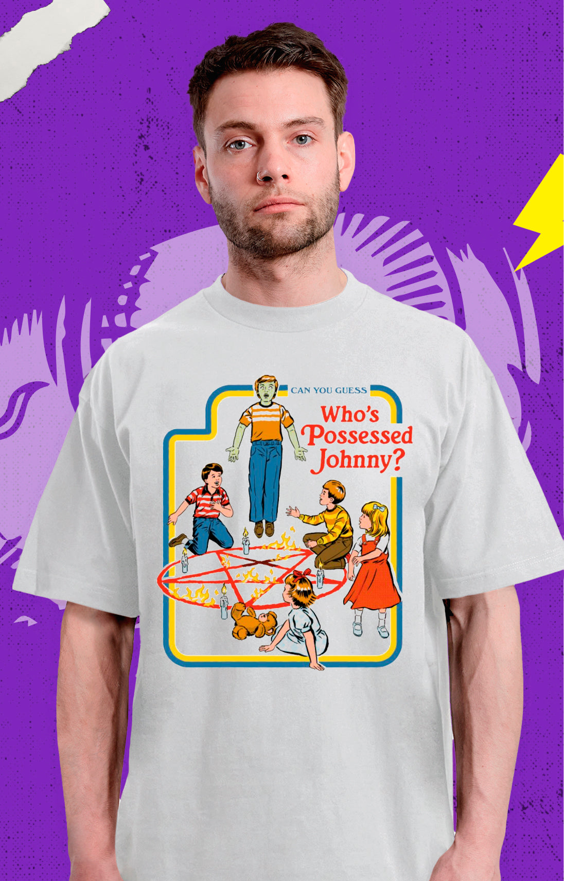 Vintage Evil Kids - Whos Possessed Johnny? - Polera