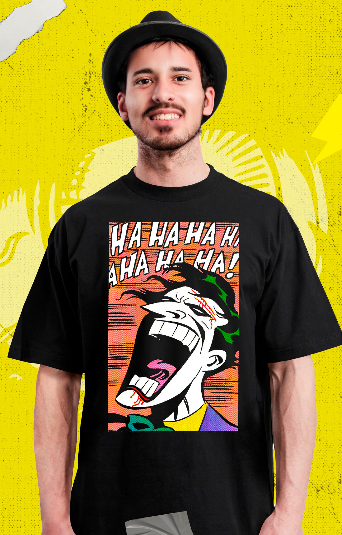 Joker - Hahaha Comic Comic - Polera