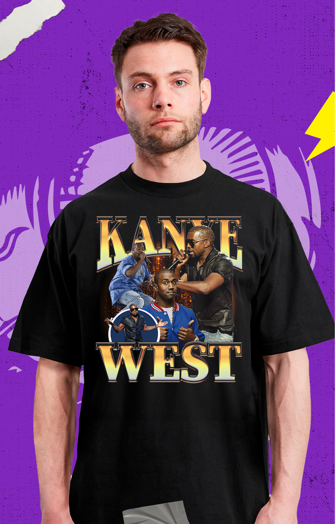 Kanye West - Collage - Polera