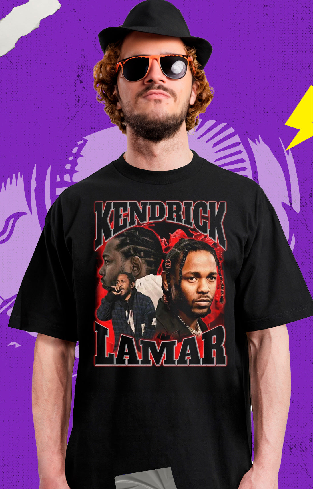 Kendrick Lamar - Collage Bootleg - Polera