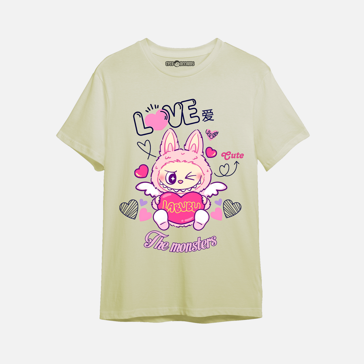Labubu - Love - Polera Beige