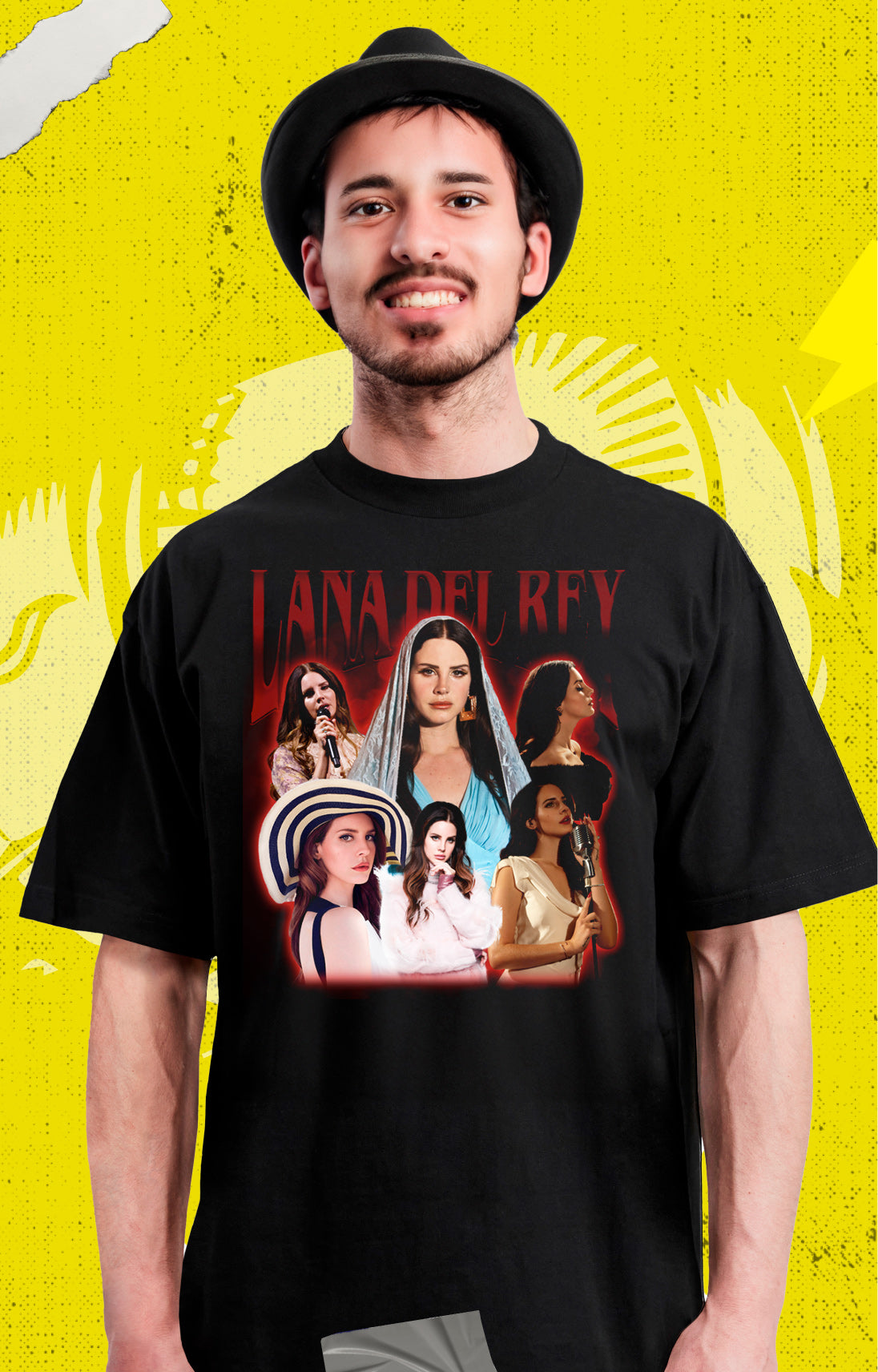 Lana del Rey - Pop Collage - Polera