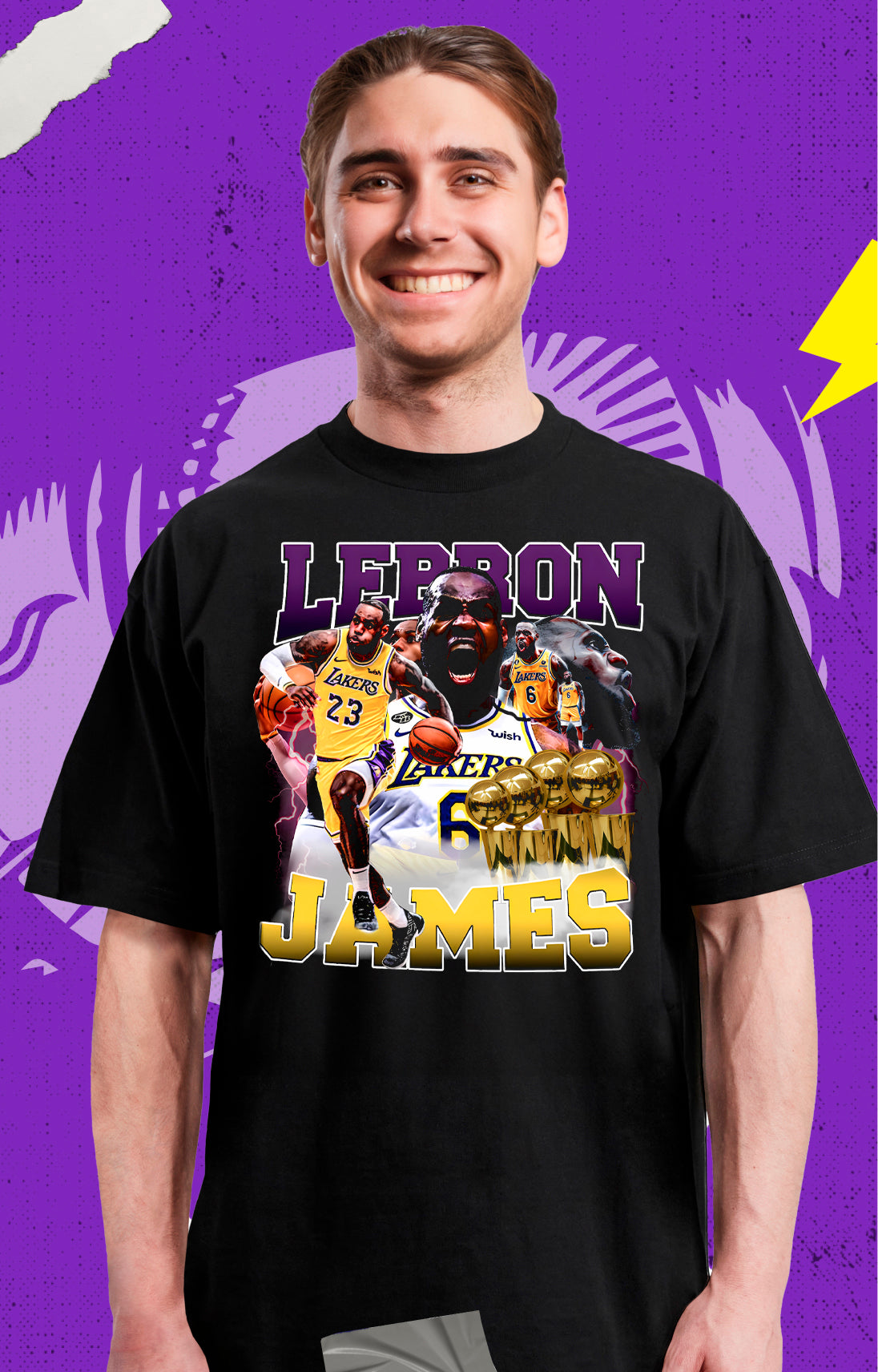 Lebron James - Basquetbol Lakers - Polera