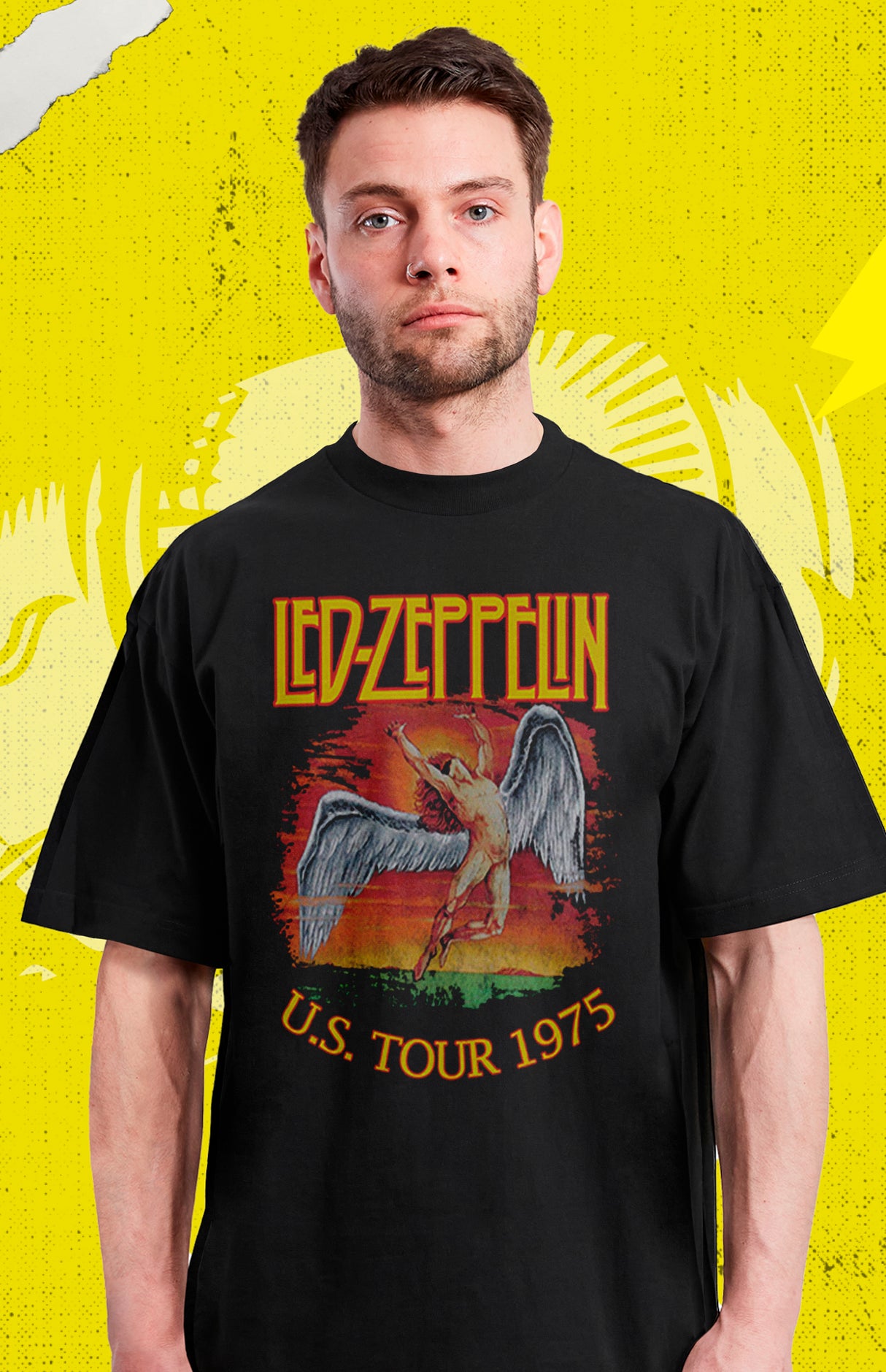 Led Zeppelin - Tour 75 - Polera