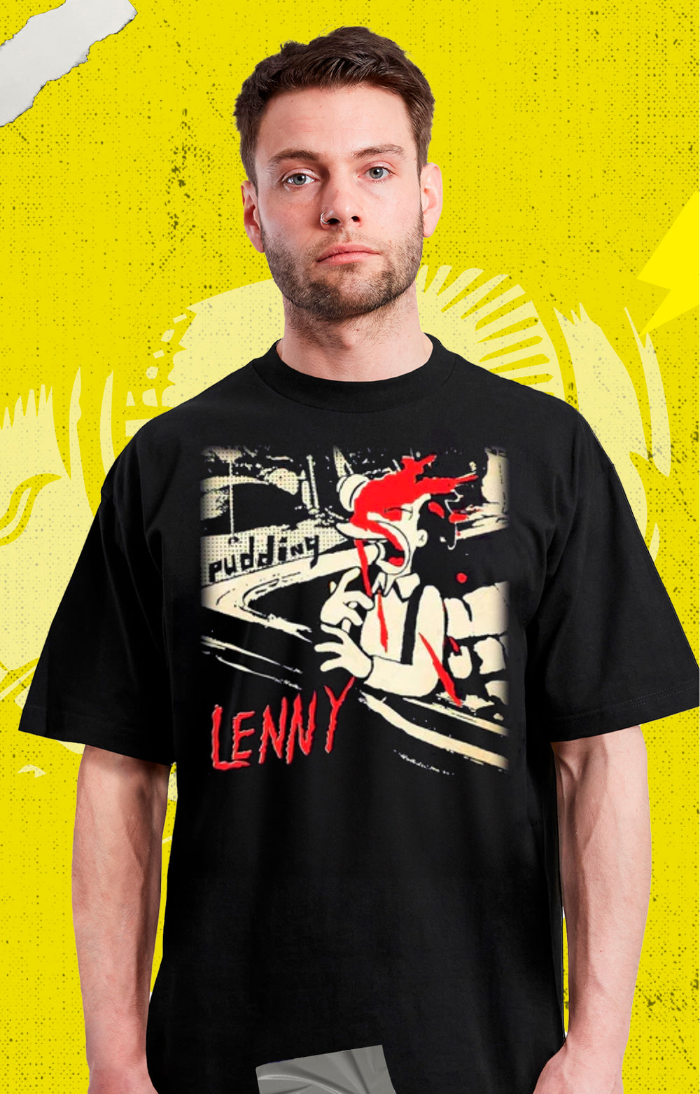 Los Simpsons - Lenny - Misfits - Polera