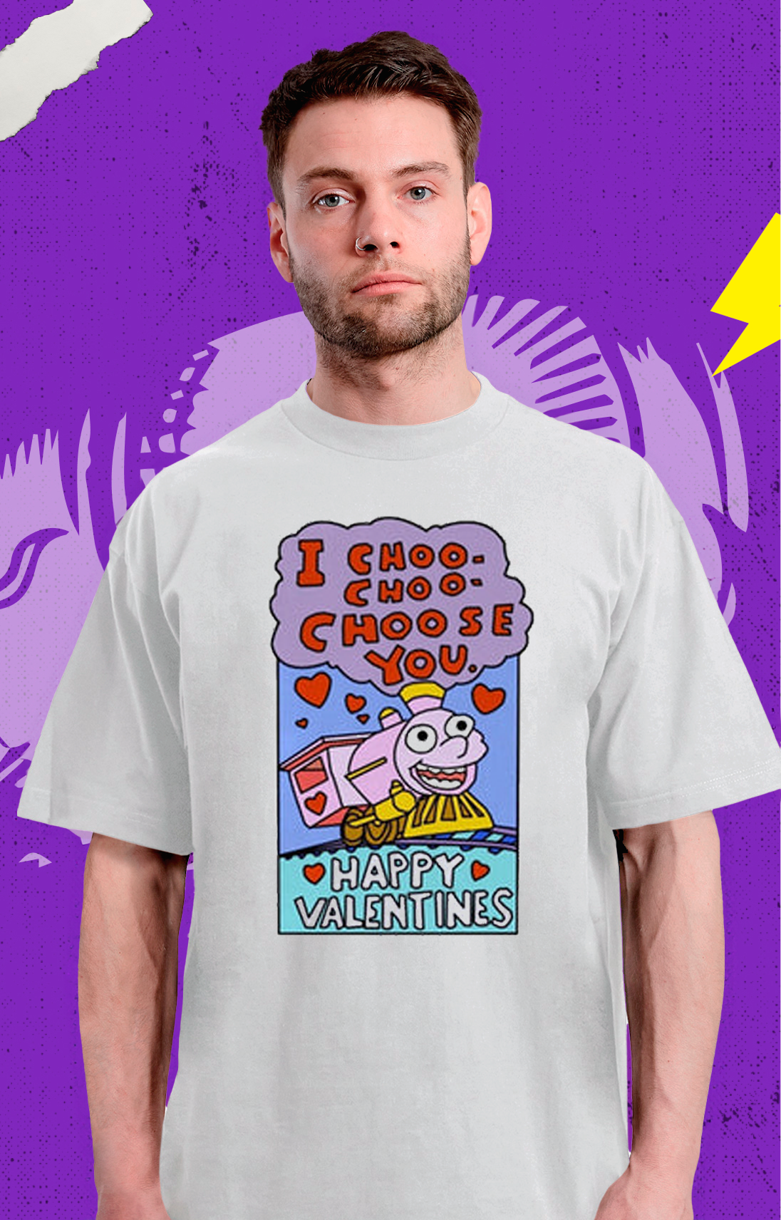 Los Simpsons - San Valentin Choo Choo - Polera