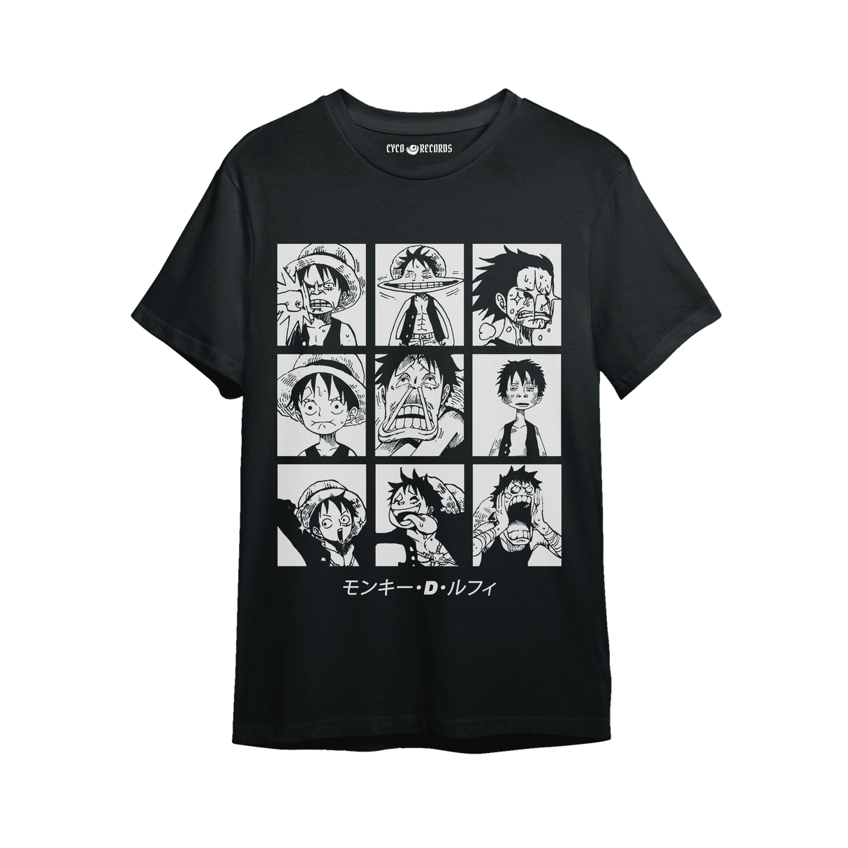 One Piece - Luffy Caras - Polera