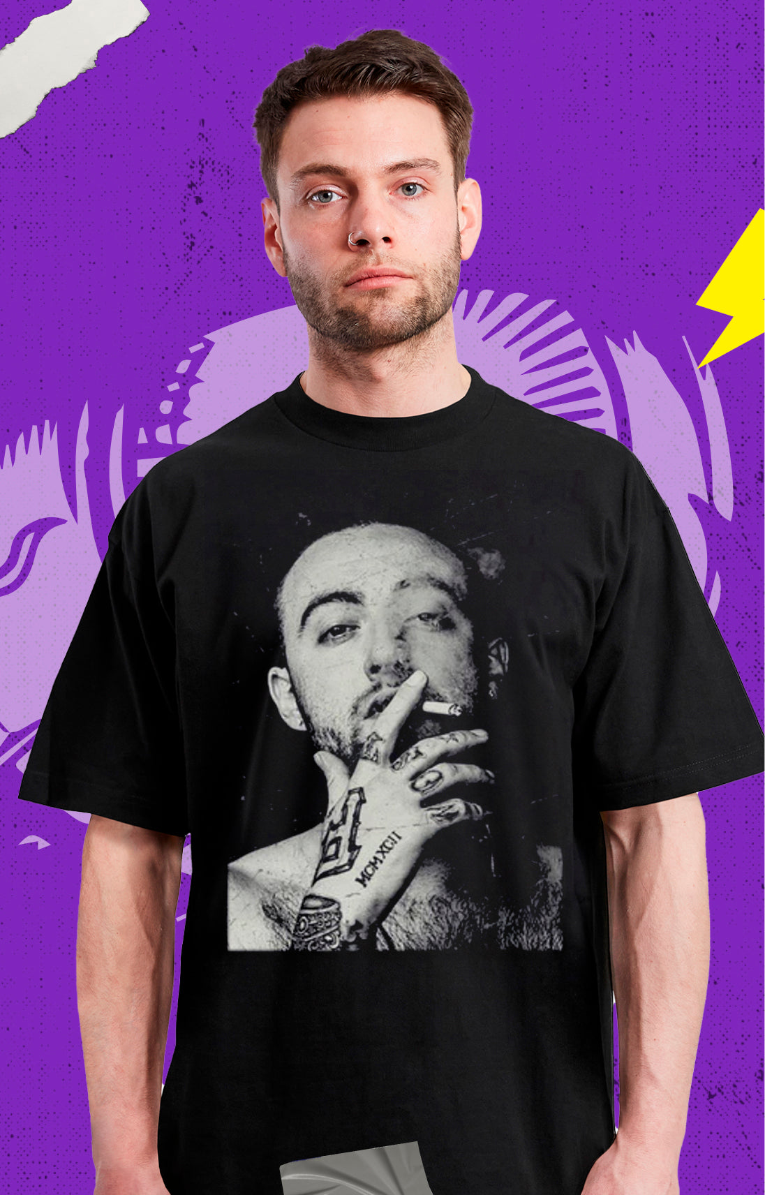 Mac Miller - Smoking - Polera