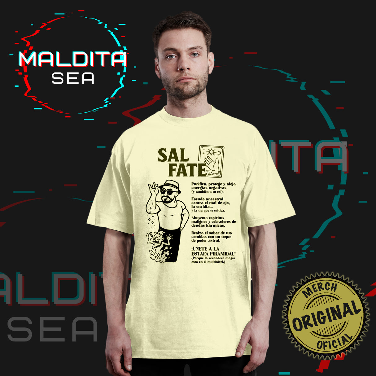 Sal Fate - Maldita Sea - Polera Arena