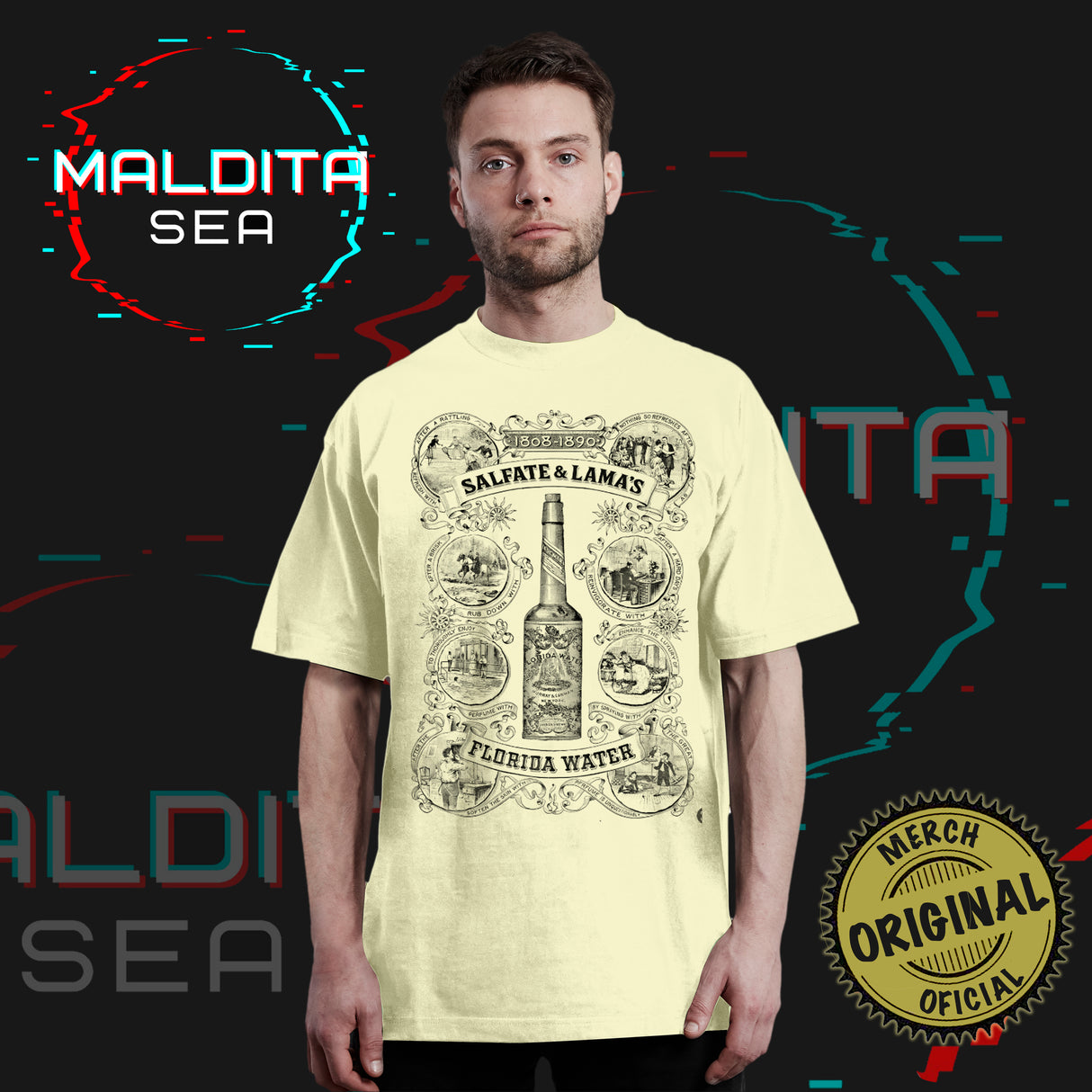 Agua Florida - Maldita Sea - Polera Arena