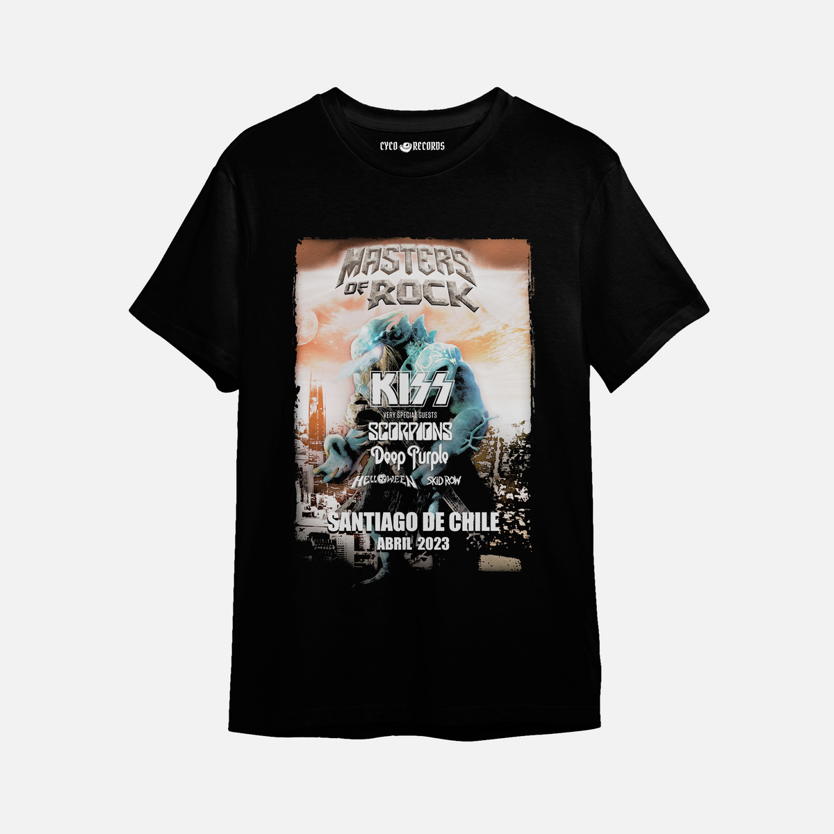 Masters Of Rock 2023 - Kiss Scorpions - Polera