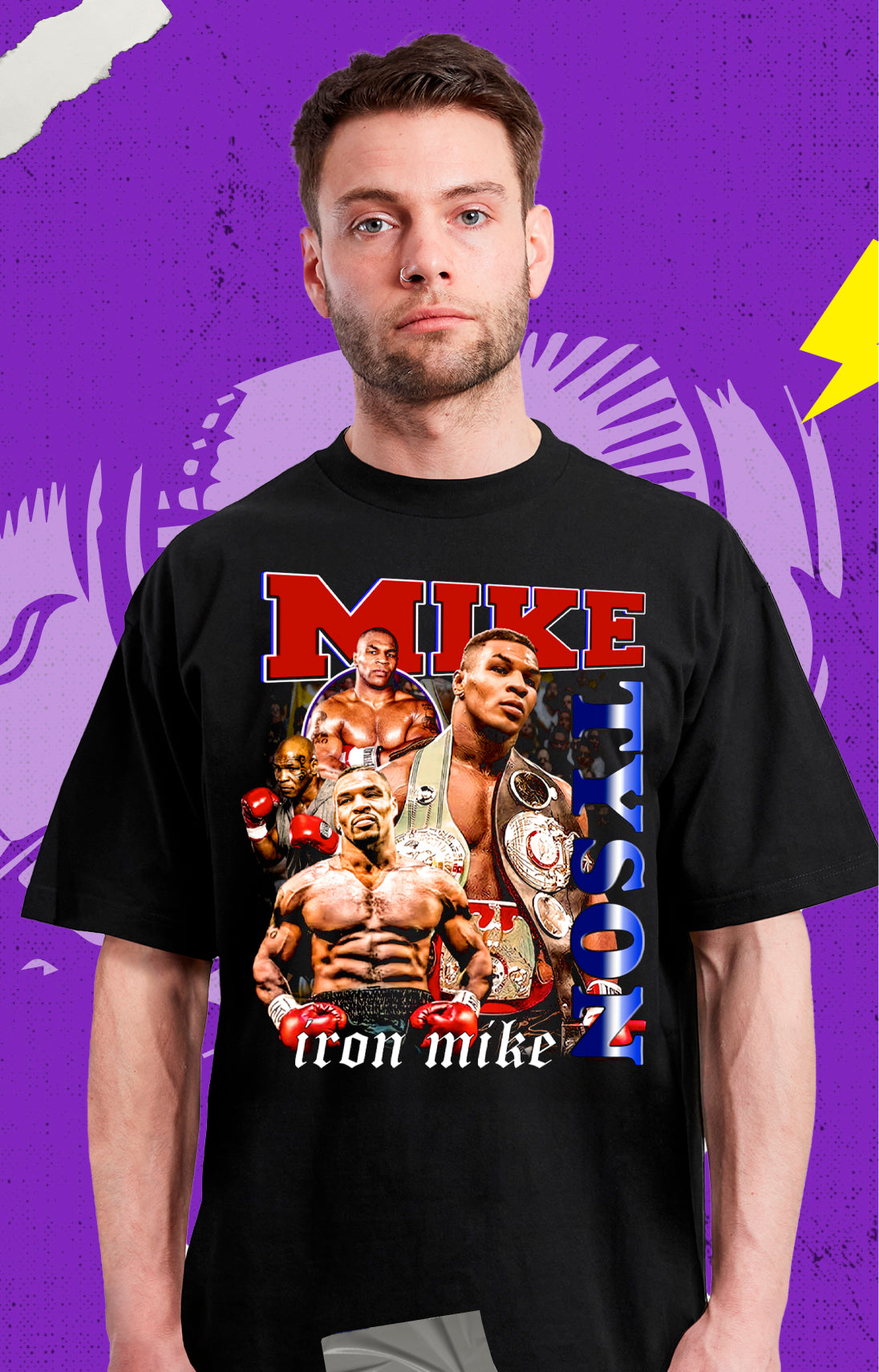 Mike Tyson - Collage - Polera