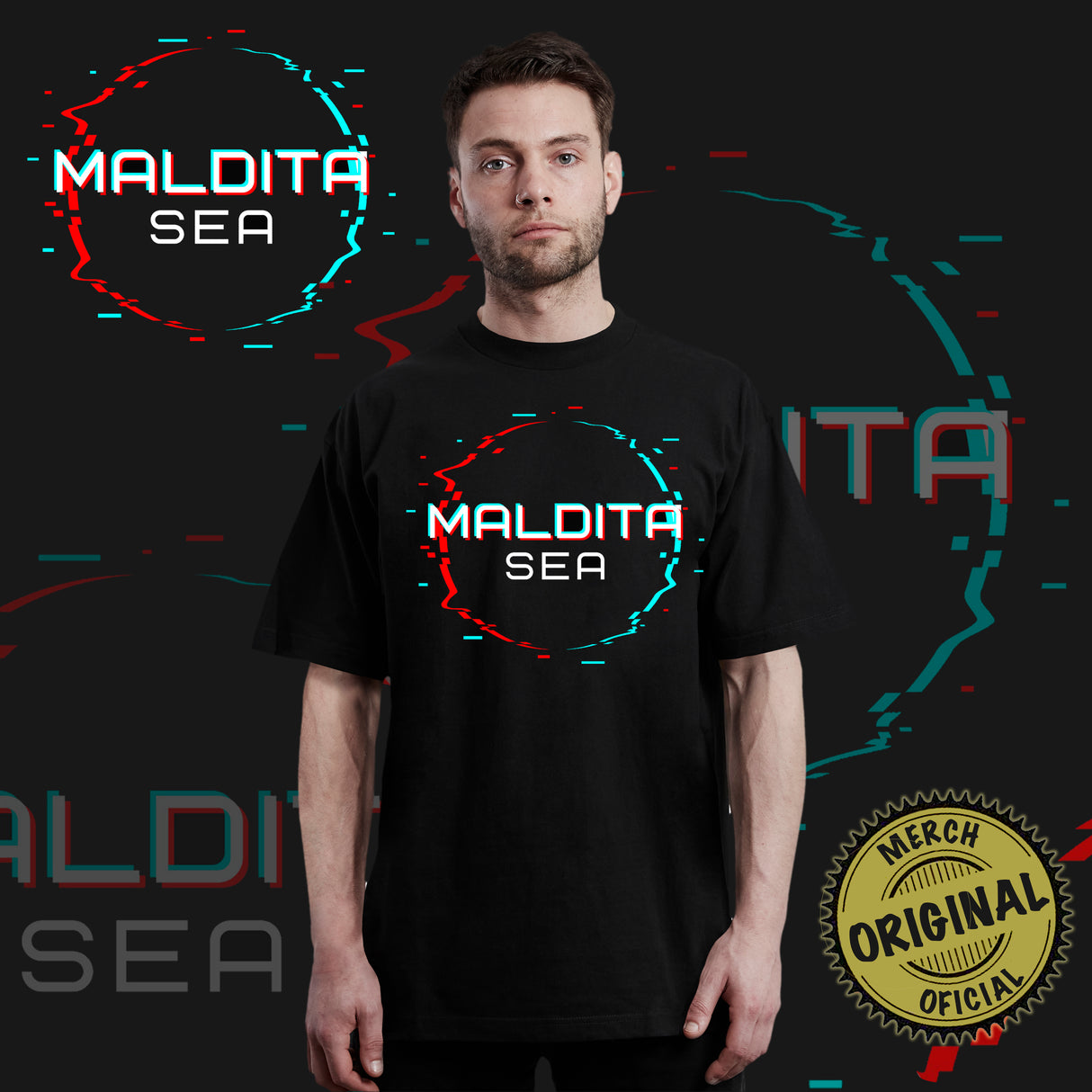 Maldita Sea - Logo - Polera