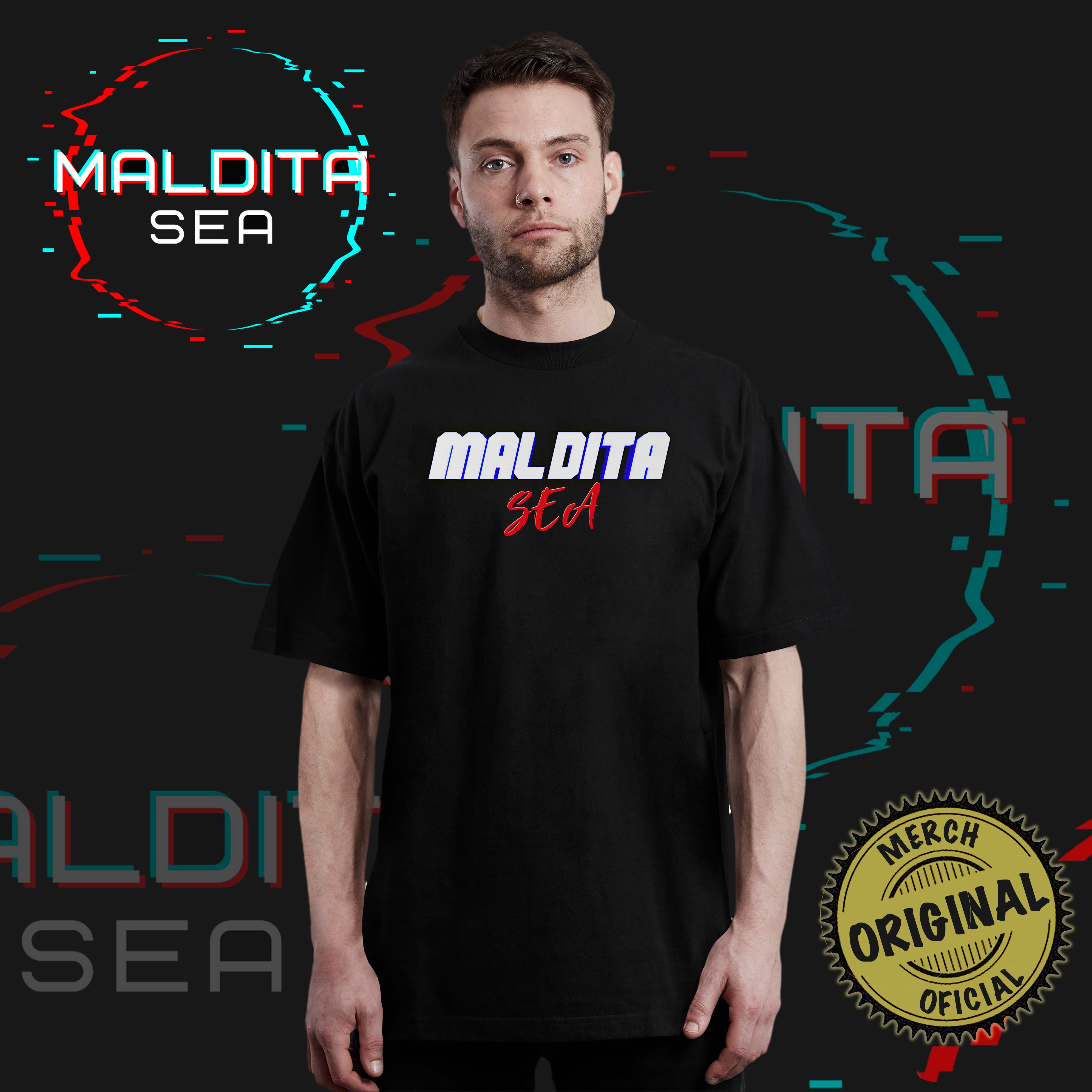 Maldita Sea - Logo Clasico - Polera