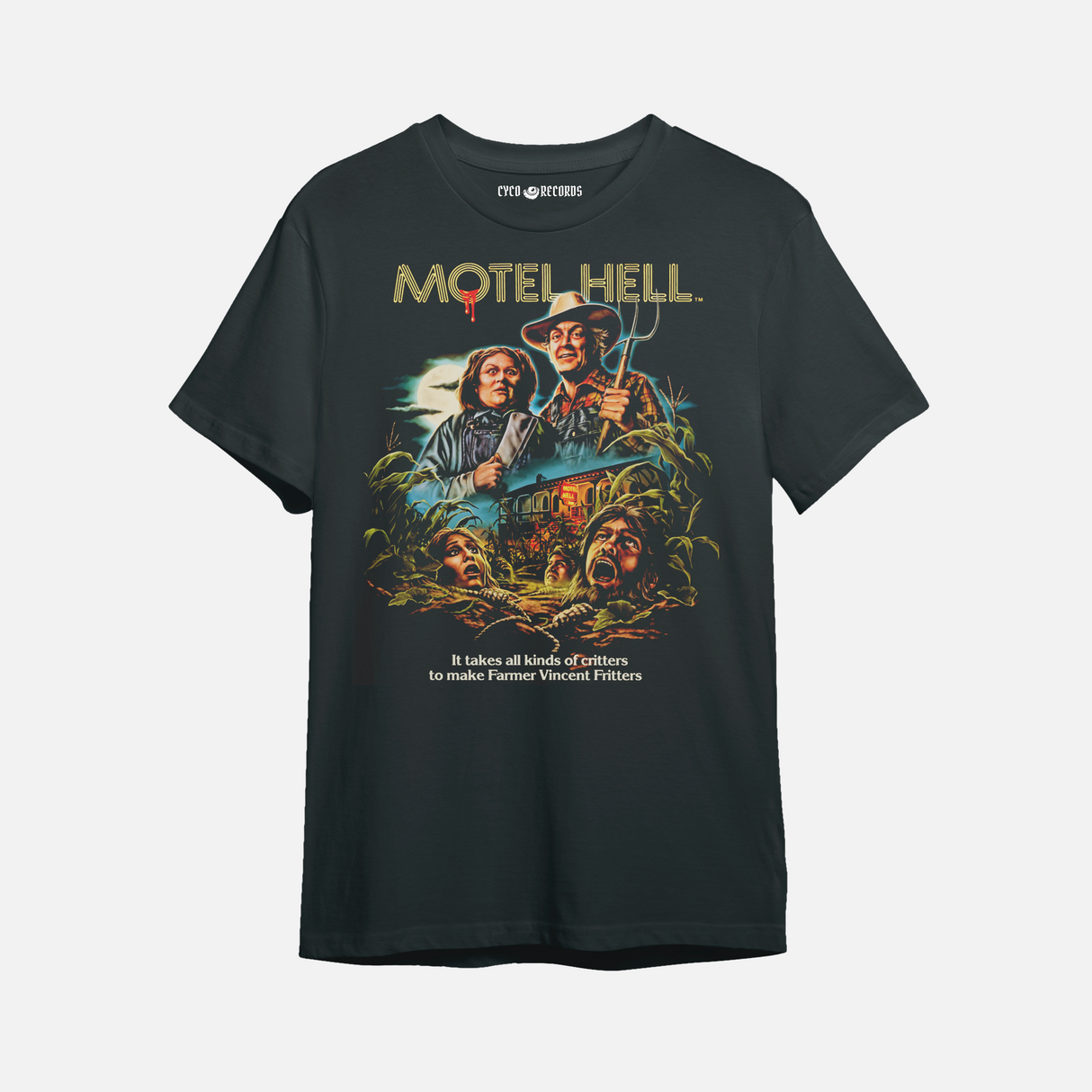 Motel Hell It Takes All Kinds Of Critters To Make Farmer Vin - - Polera