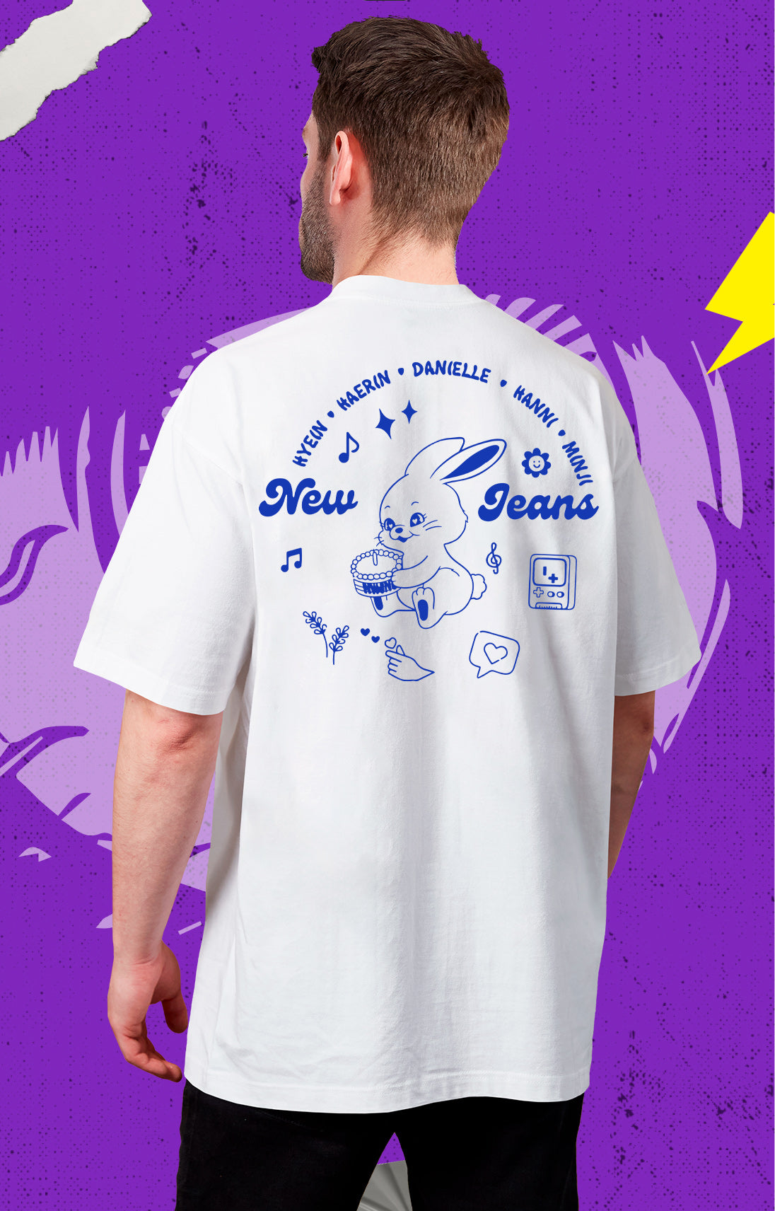 New Jeans - Logo - Polera