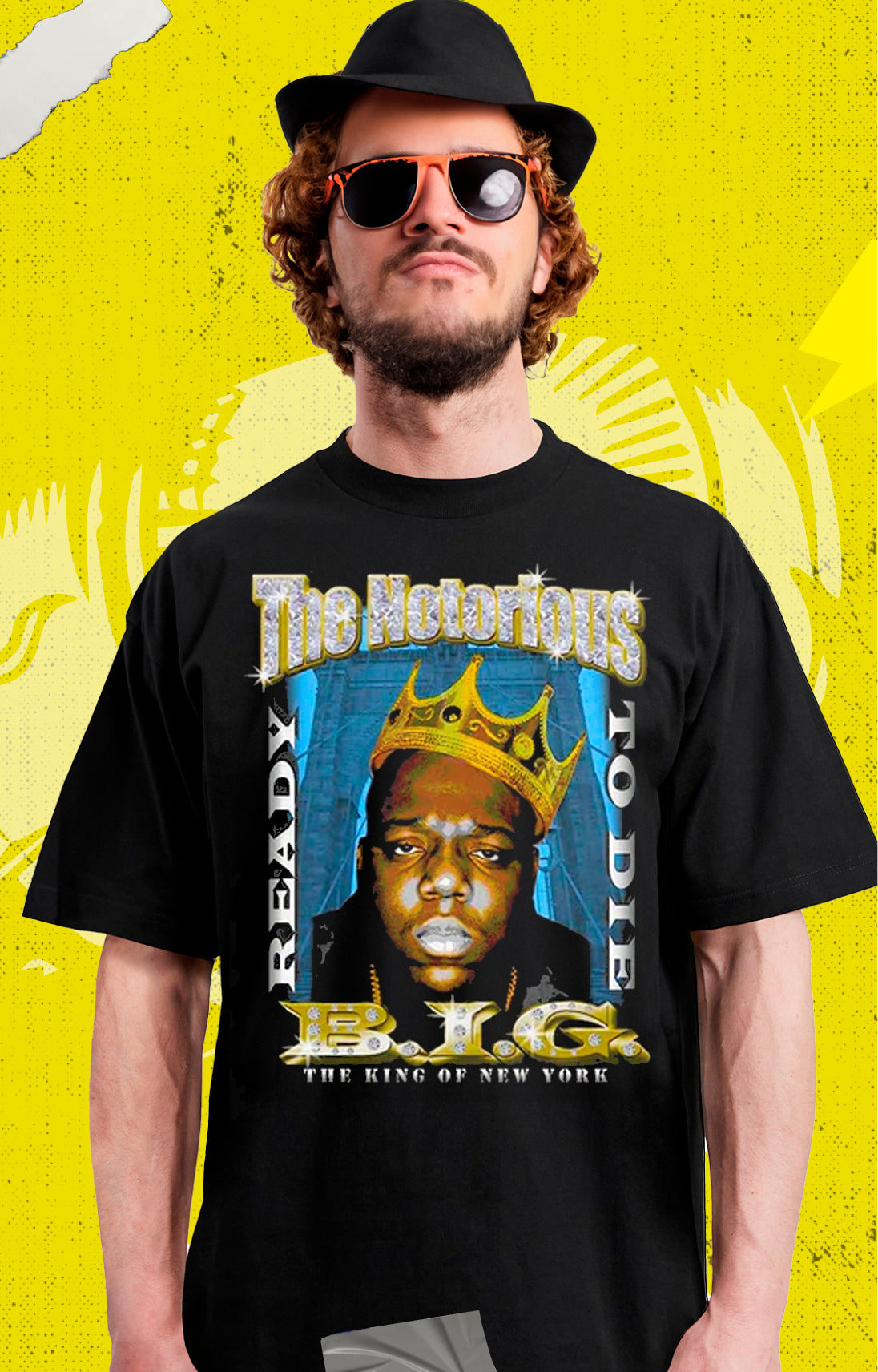Big Notorius - Rap Collage - Polera