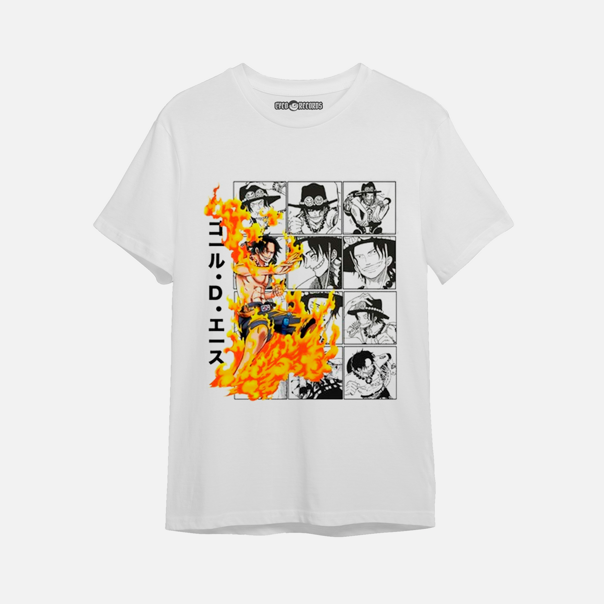 One Piece - Ace Viñetas - Polera