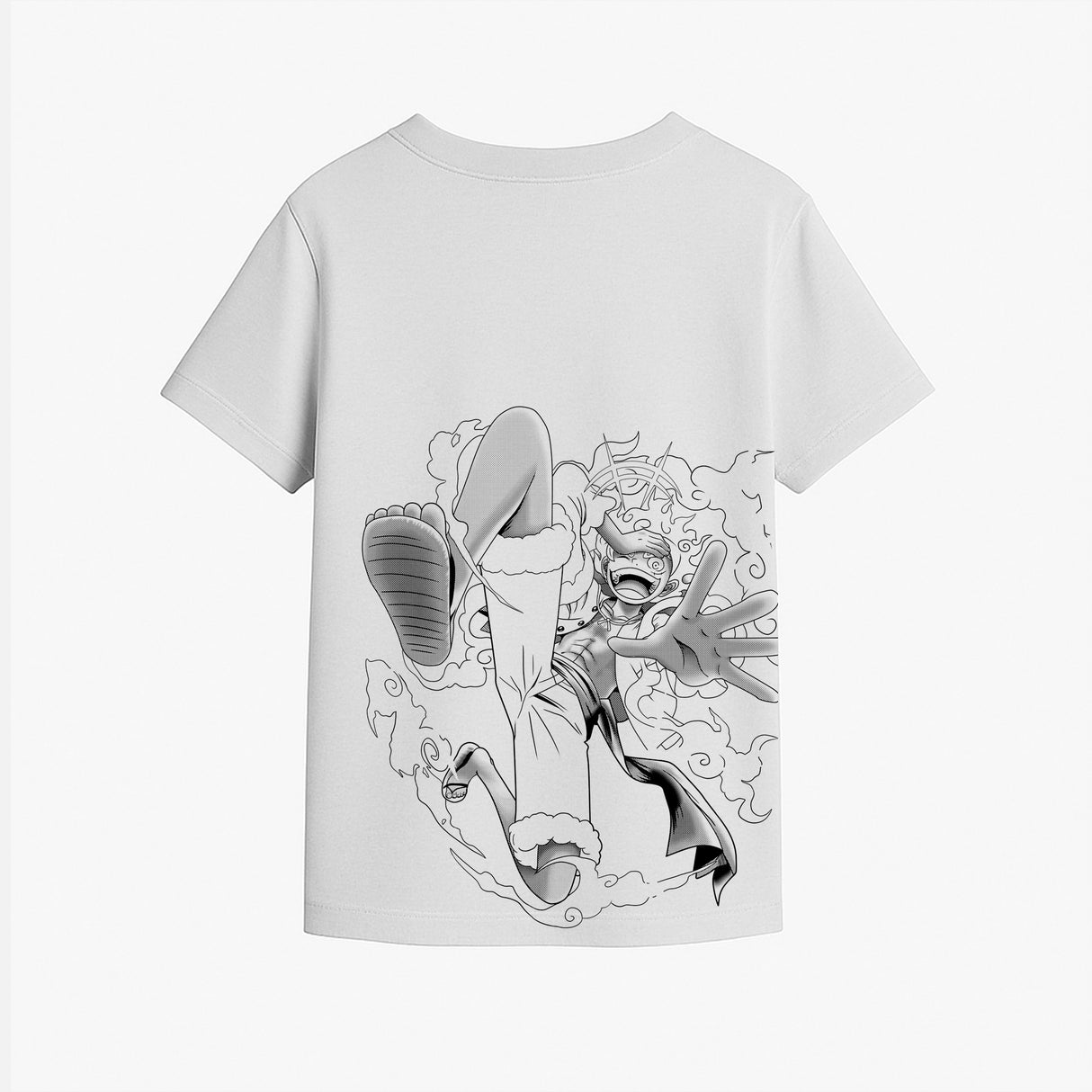 One Piece - Luffy Scar - Polera Blanca