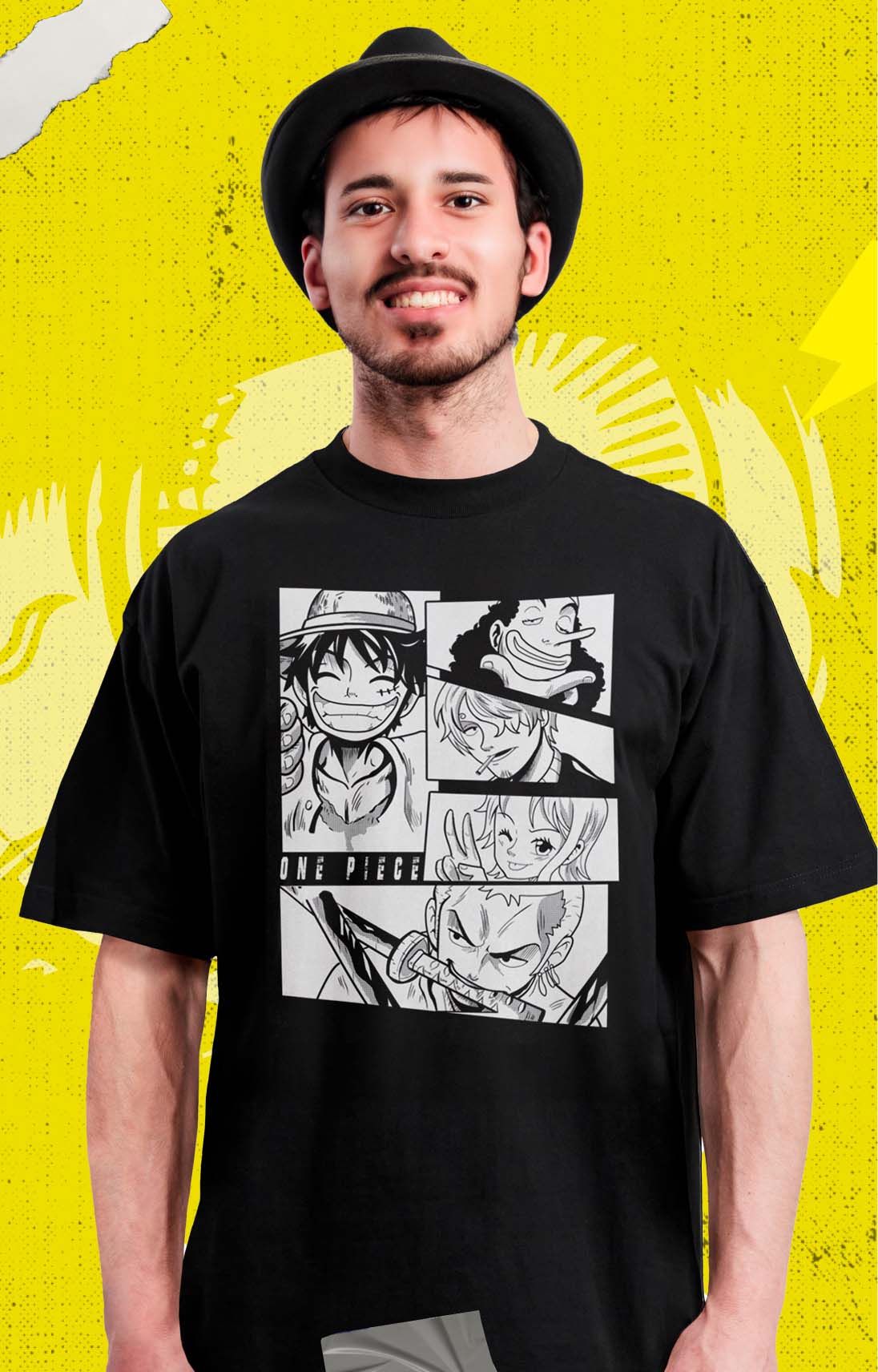One Piece - Viñetas Protagonistas - Polera