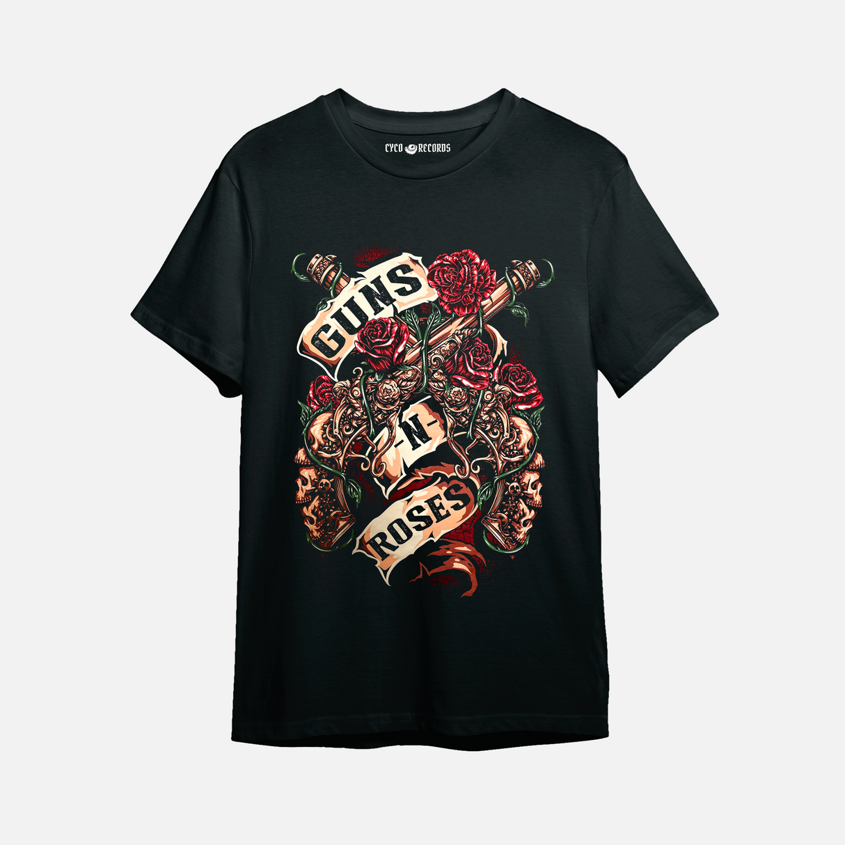 Guns n Roses - Rose pistols - Polera