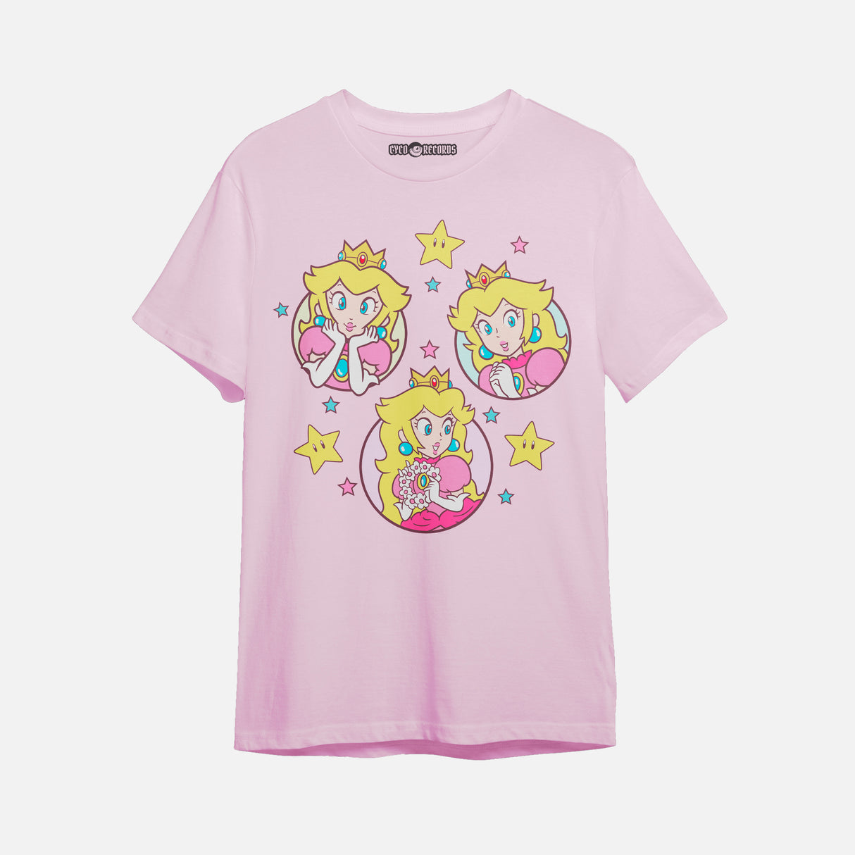 Super Mario - Princesa Peach Circulos - Polera