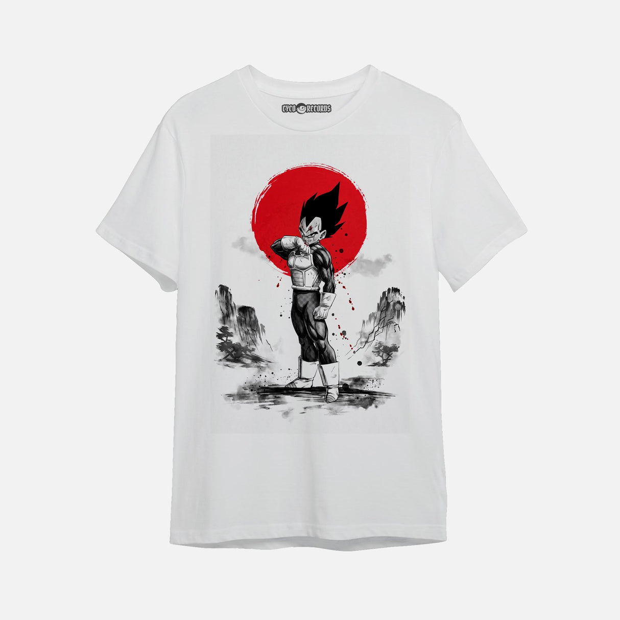 Dragon Ball - Vegeta Ink Poster - Polera
