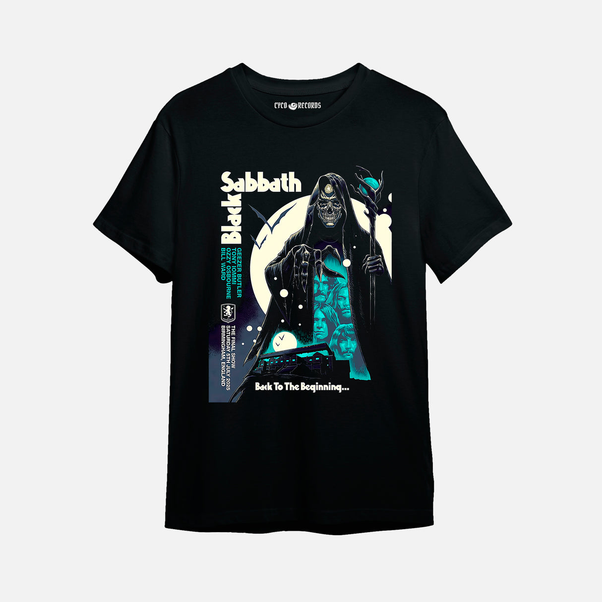 Black Sabbath - Back to the beginning - wizard - polera