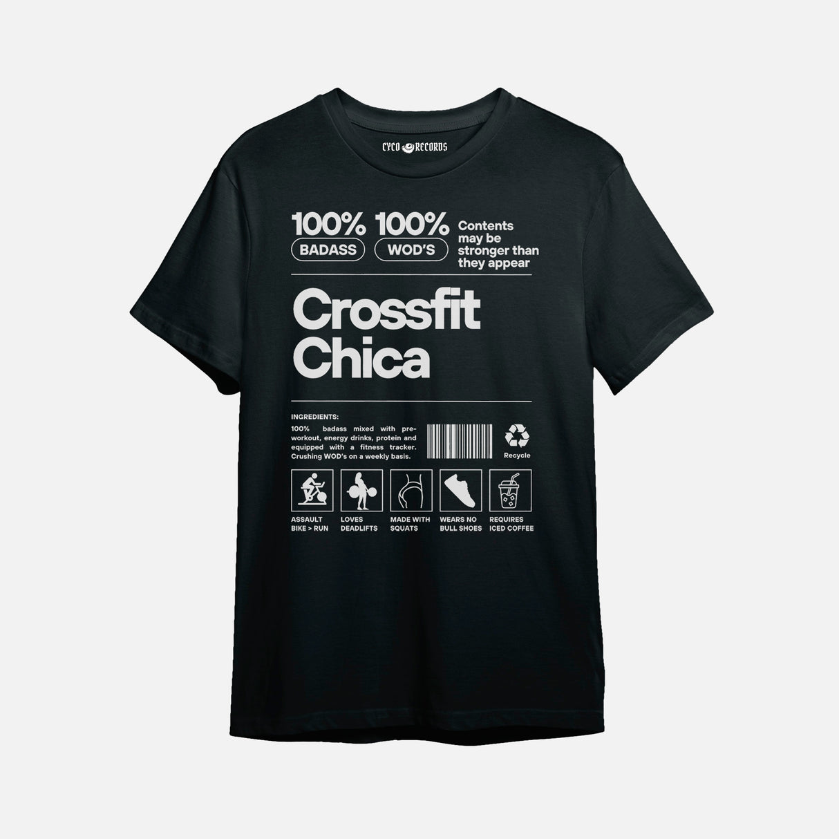 Fitness - Crossfit Chica - Polera