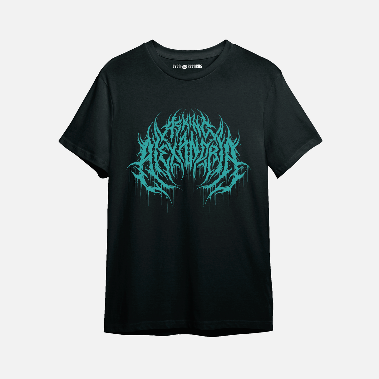 Asking Alexandria - Deathcore logo azul - Polera