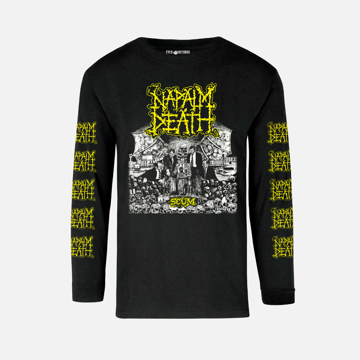 Napalm Death - Scum - Polera Manga Larga