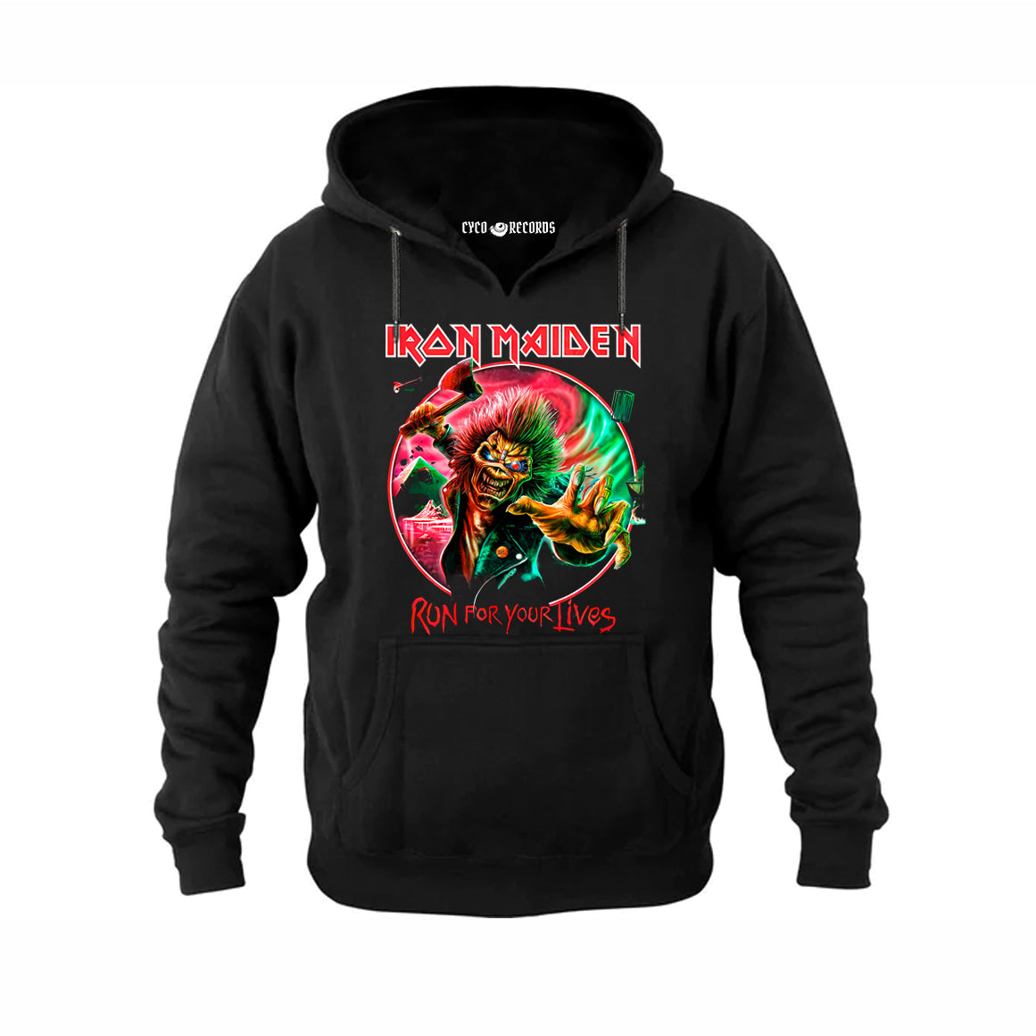 Iron Maiden - Run for Your Lives - Poleron Canguro