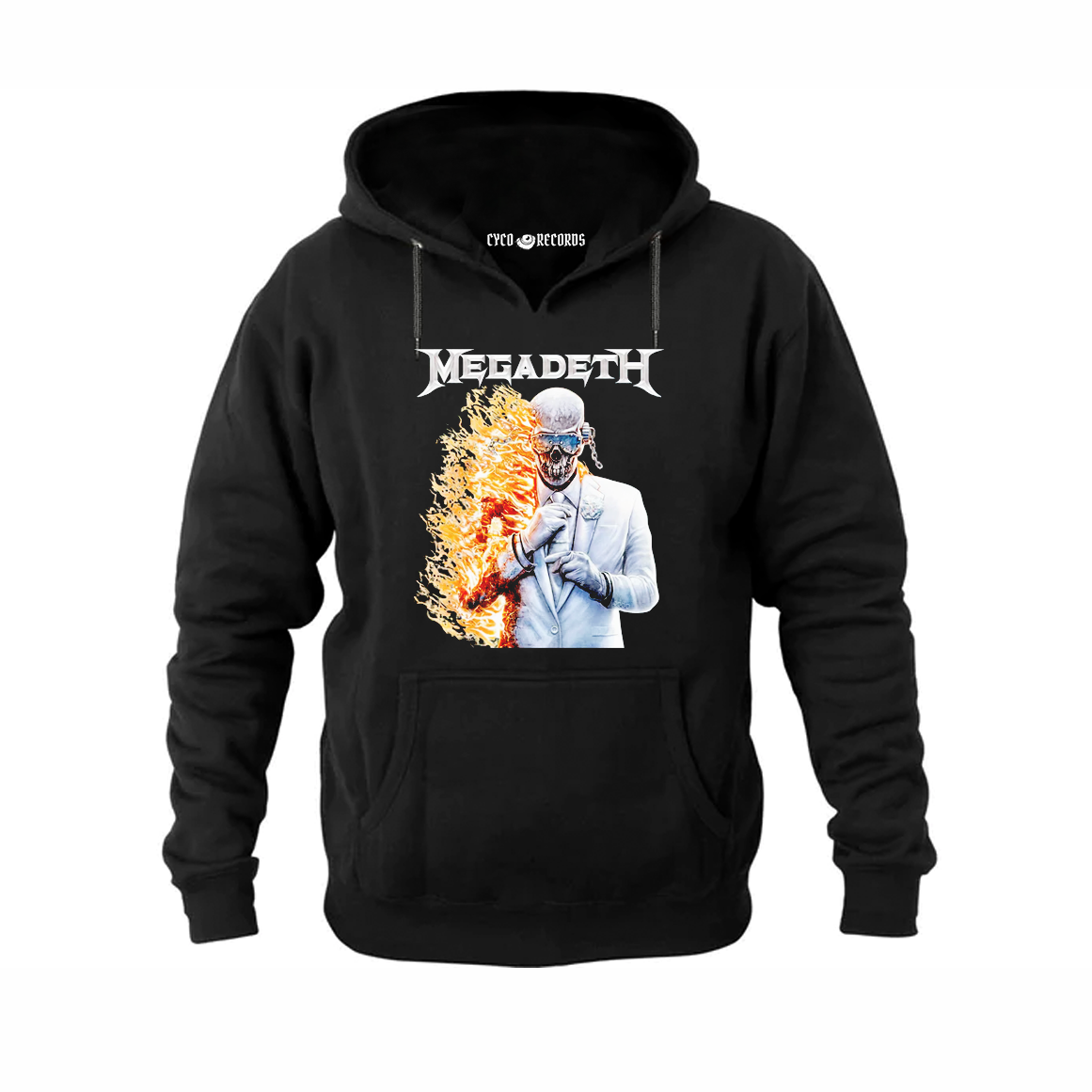 Megadeth - Megadeth Negra - Poleron Canguro