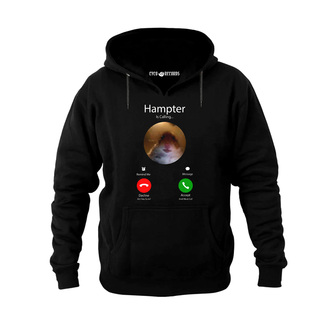 Meme - Hampter Calling - Poleron Canguro