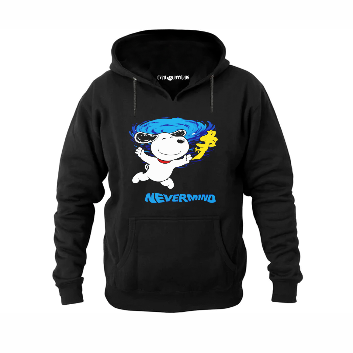 Nirvana - Snoopy Nevermind - Poleron Canguro