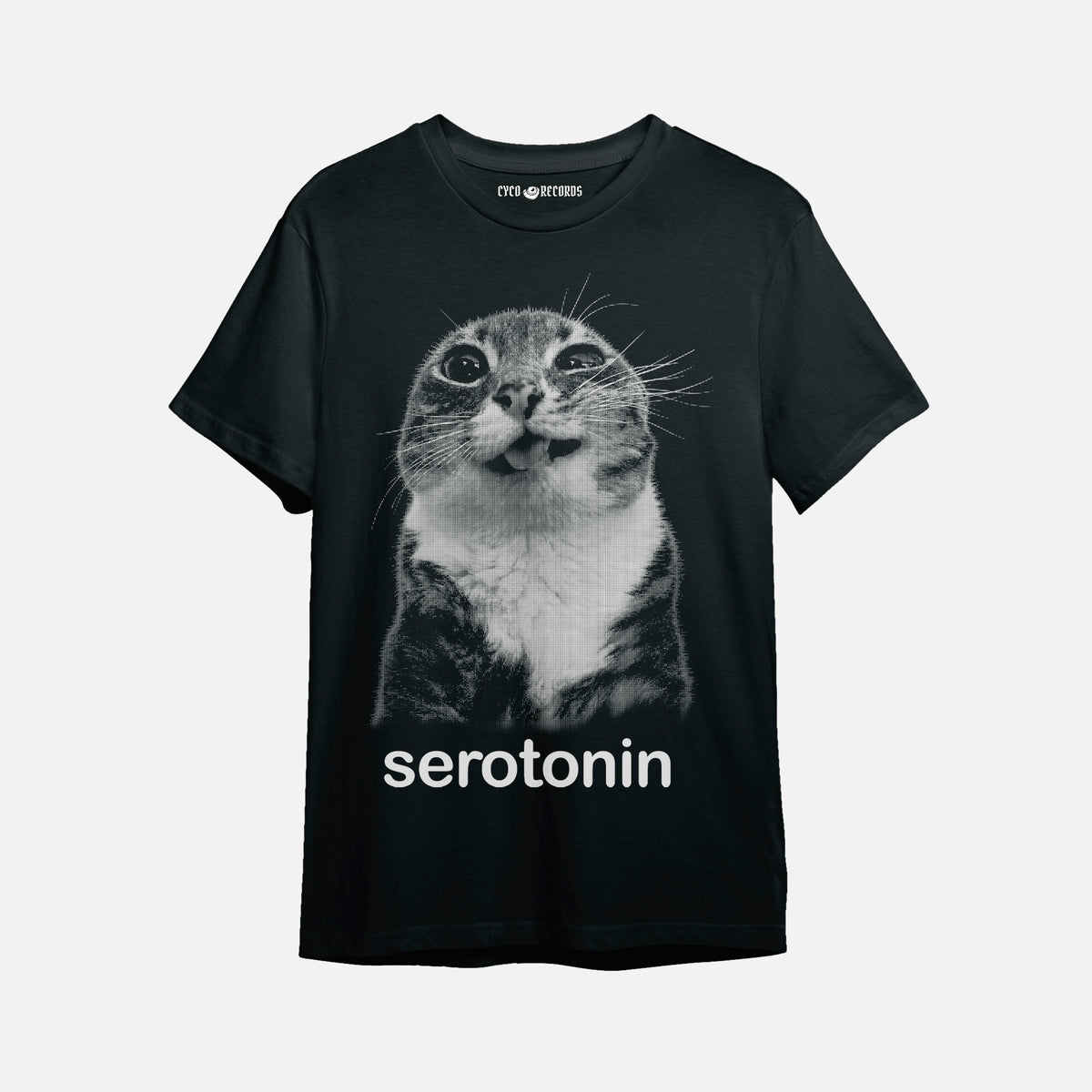 Meme - Gato Serotonin Negra - Polera